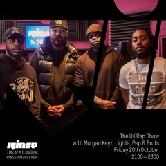 The UK Rap Show with Morgan Keyz, Lights, Peps & Bruts - 20th October 2017