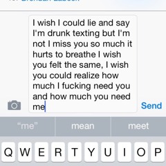 texts and cigarettes