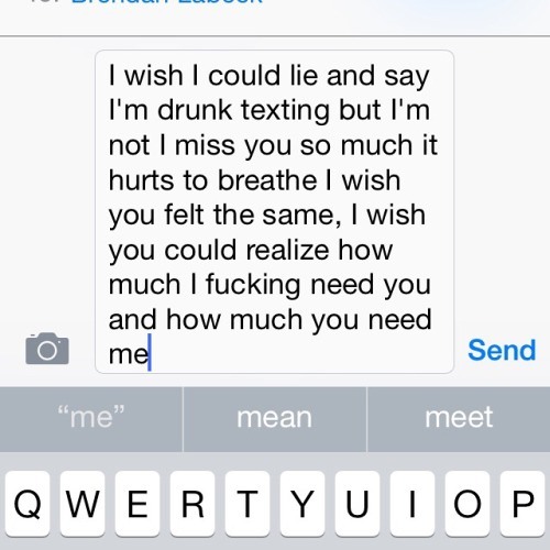 texts and cigarettes