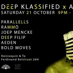 Deep Filip, 21.10.2017 @ Amsterdam Dance Event (ADE) - Deep Klassified, Hennequin & To