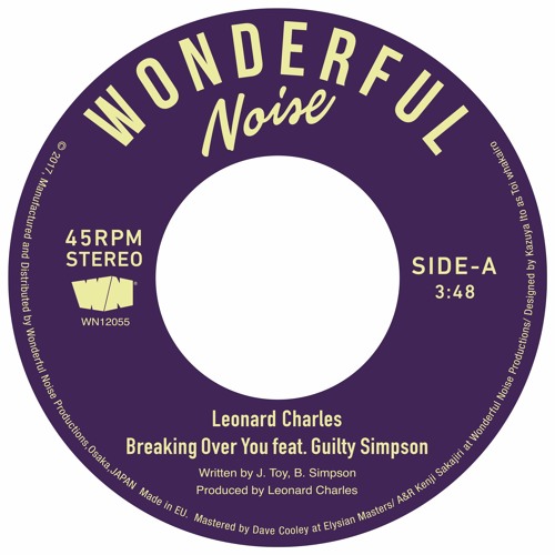 Leonard Charles Feat Guilty Simpson Breaking Over You Wn155 By Wonderful Noise Leonard Charles Feat Guilty Simpson Breaking Over You Wn155 By Wonderful Noise