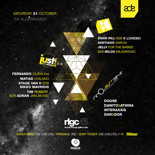 Jelly For The Babies b2b Milos Miladinovic - RLGC44 Amsterdam (ADE 2017)