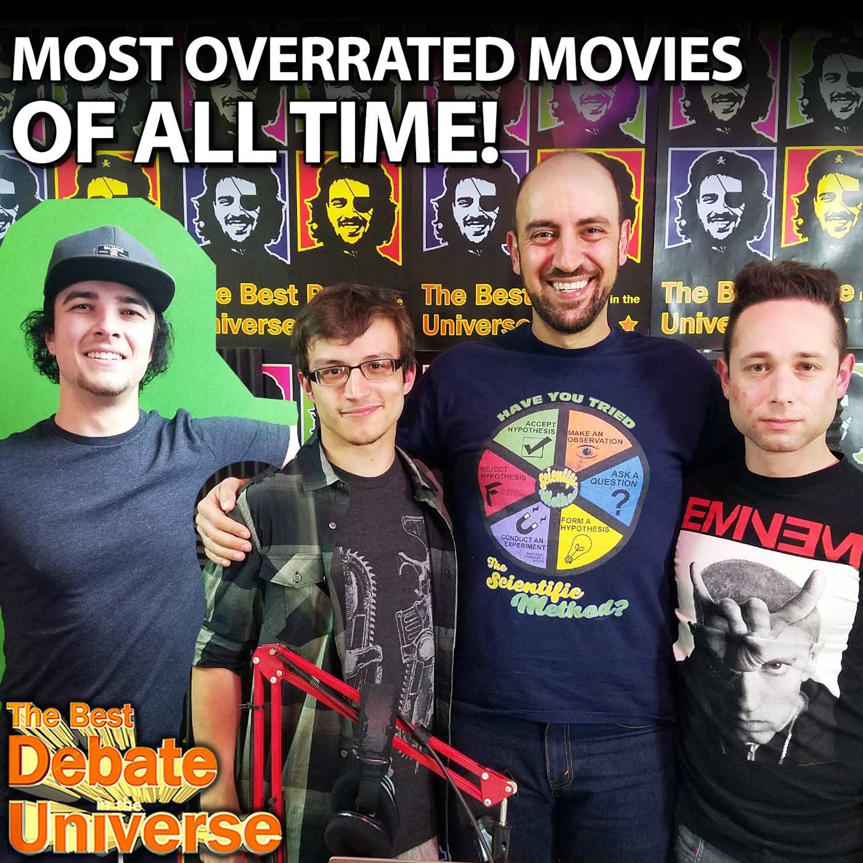 #72 - Most overrated movies of all time, Chris Ray Gun, Rucka, Mikey Bolts, Twitter prison episode artwork