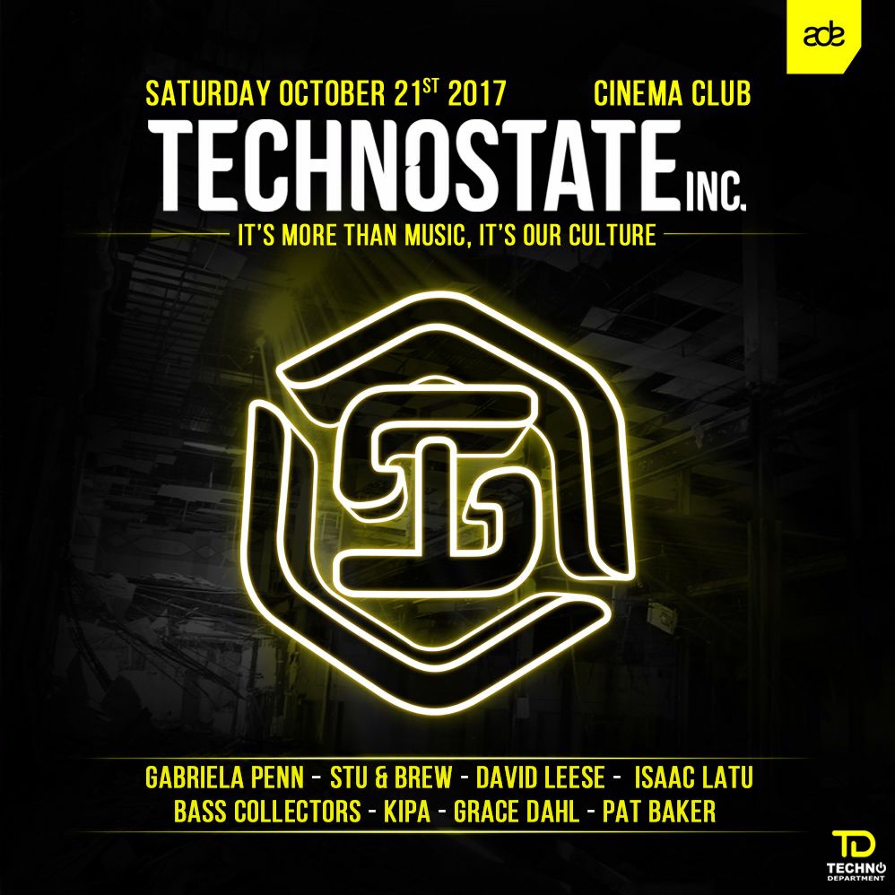 Bass Collectors @ Technostate Inc. Showcase ADE 2017 - Club Cinema - Amsterdam(21-10-2017) episode artwork