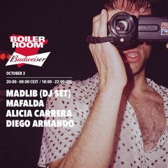 Madlib Boiler Room x Budweiser Madrid Dj Set