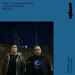 Boylan & Trends present Krueger - 24th October 2017