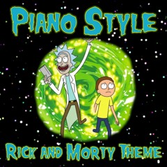 Rick And Morty Intro Theme (Piano Style)