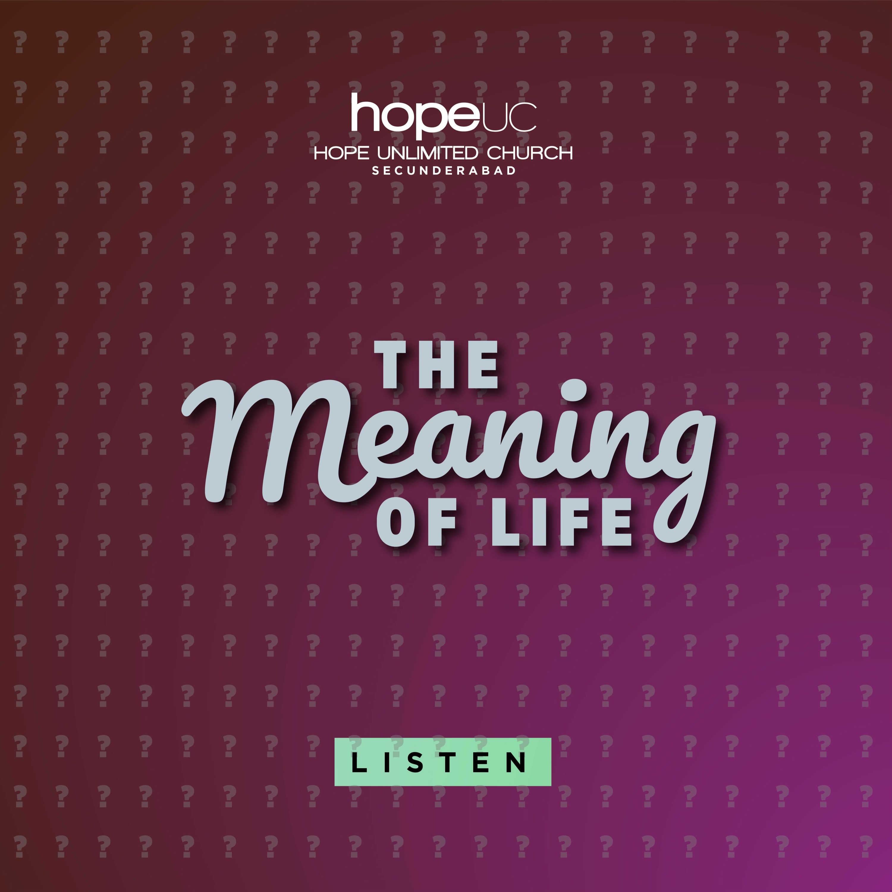 HopeUC Secunderabad Sermons