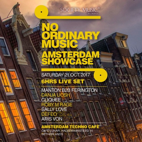 Roby M Rage Live at Techno Cafè Amsterdam