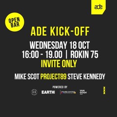 Steve Kennedy Live @ ADE Mea Culpa Kick-Off Party (18-10-2017)