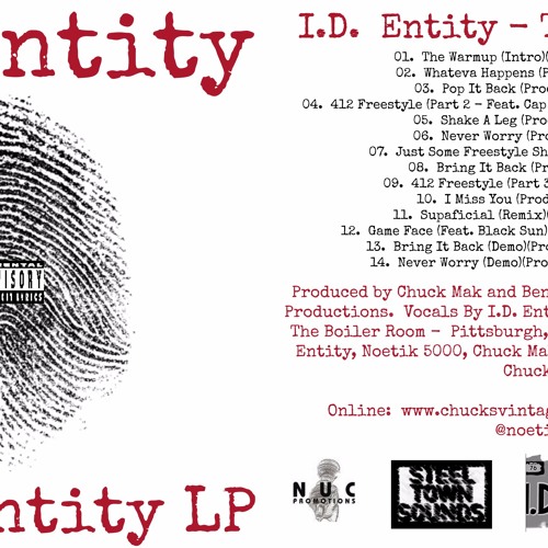 I.D. Entity - The Identity LP (Album Sampler)(Produced by Steel Town Sounds)