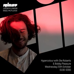 Hypercolour with Ste Roberts & Bobby Pleasure - Wednesday 25th October