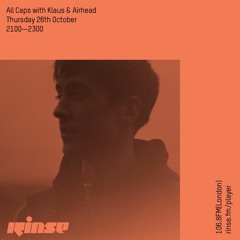 All Caps w/ Klaus & Airhead 26th October 2017