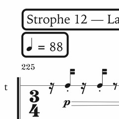 Envoi III - twelve micro-strophes for ondes Martenot solo (2017)