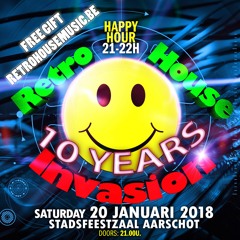 Philip @ Retrohouse Invasion - The Dream Edition Next party 20.01.2018 Stadsfeestzaal Aarschot