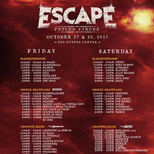 Ghastly - Escape Psycho Circus (28.10.2017)