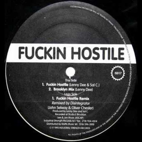 Lenny Dee - Fucking Hostile (Lenny Dee Mix)