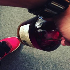 Glass of henny