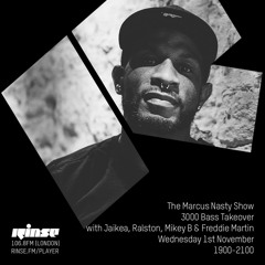 The Marcus Nasty Show : 3000 BASS TakeOver - 1st November 2017