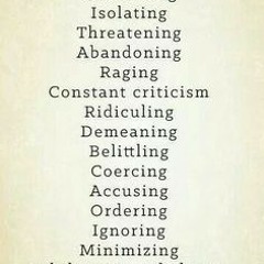 Signs of abuse