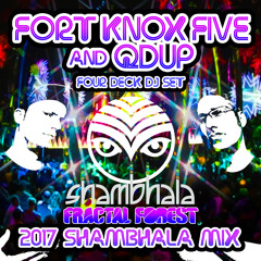 Fort Knox Five and Qdup - Four Deck DJ Set - Shambhala Fractal Forest 2017