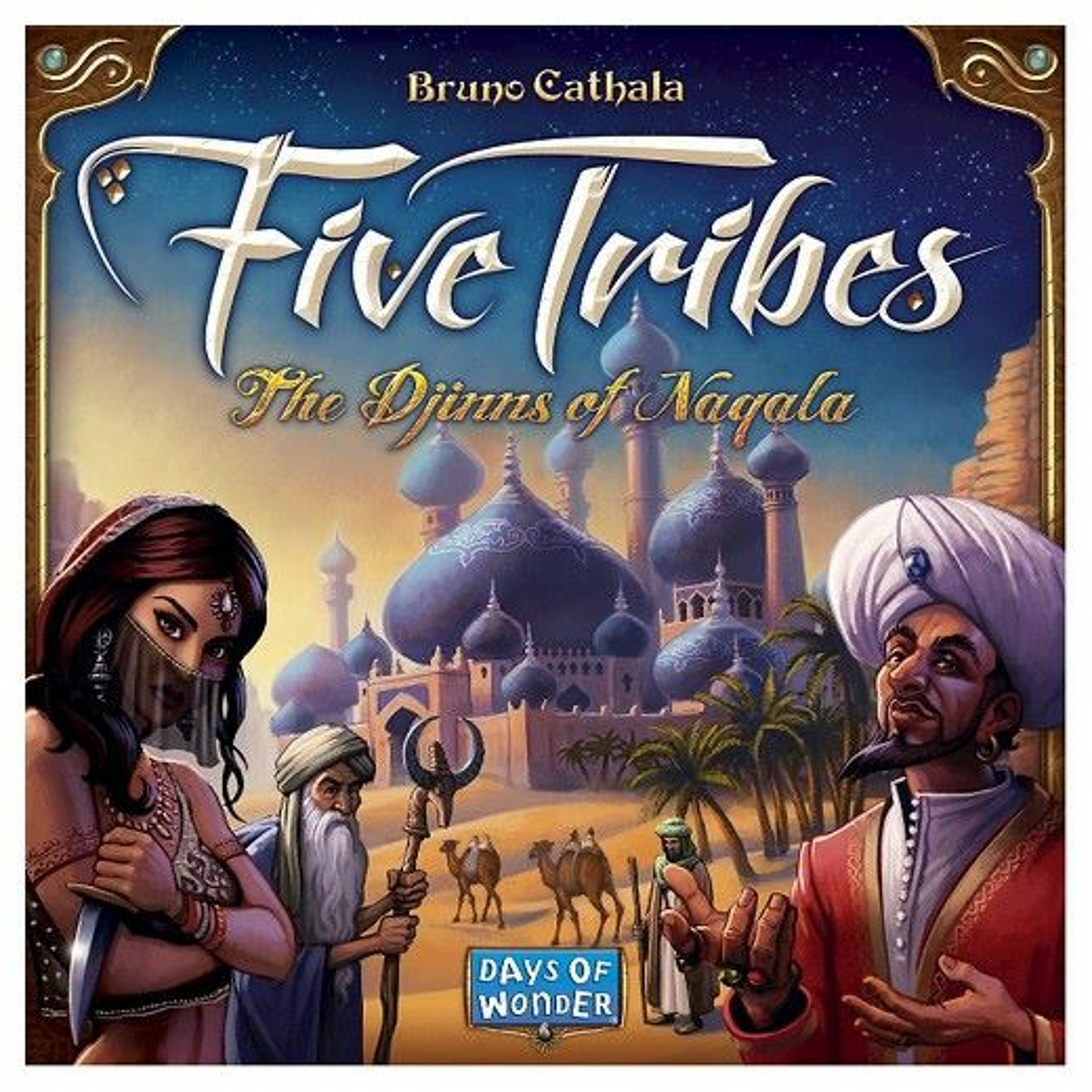 #18 – A Geeks Tabletop Game Review of Five Tribes plus a revisit to Alexandria RPG. episode artwork