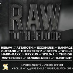 OUFBAND / RAW TO THE FLOOR - EXXOMUSS BIRTHDAY @ XS Club (Be) (03.11.2017)