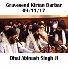 Bhai Abinash Singh Ji - 04.11.17 - Gravesend Kirtan Darbar