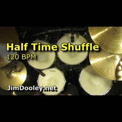 Half Time Shuffle Drum Beat 120 BPM