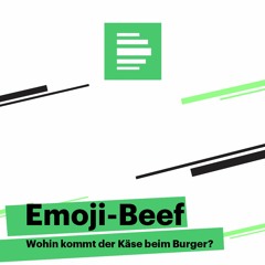 Käse oben oder unten: Beef um Burger-Emojis