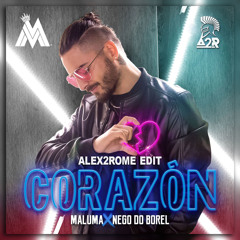 Maluma ft  Nego do Borel   - Corazón (Alex2Rome DanceHall Edit)