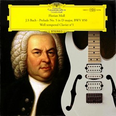 Joan Sebastian Bach - Prelude N° 5 in D minor -BWV 850 - piano and acoustic guitar version