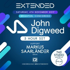 Extended w/ John Digweed - Markus Saarländer LIVE Set - 04.11.2017 - Concorde2