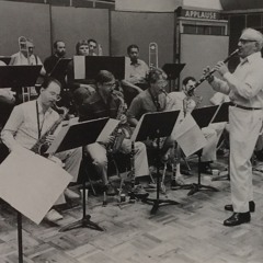 BG rehearses big band 1985