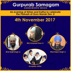 Gurpreet Kaur - gur jaisa nahee ko dev - Guru Nanak Dev Ji Gurpurab Handsworth 4.11.17