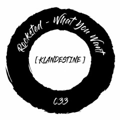 Rocksted - What You Want [KLANDESTINE033]
