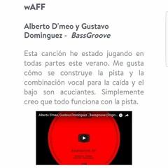 Alberto Dimeo, Gustavo Dominguez - Bassgroove (Original Mix) SL RECORDS Playing By WAFF