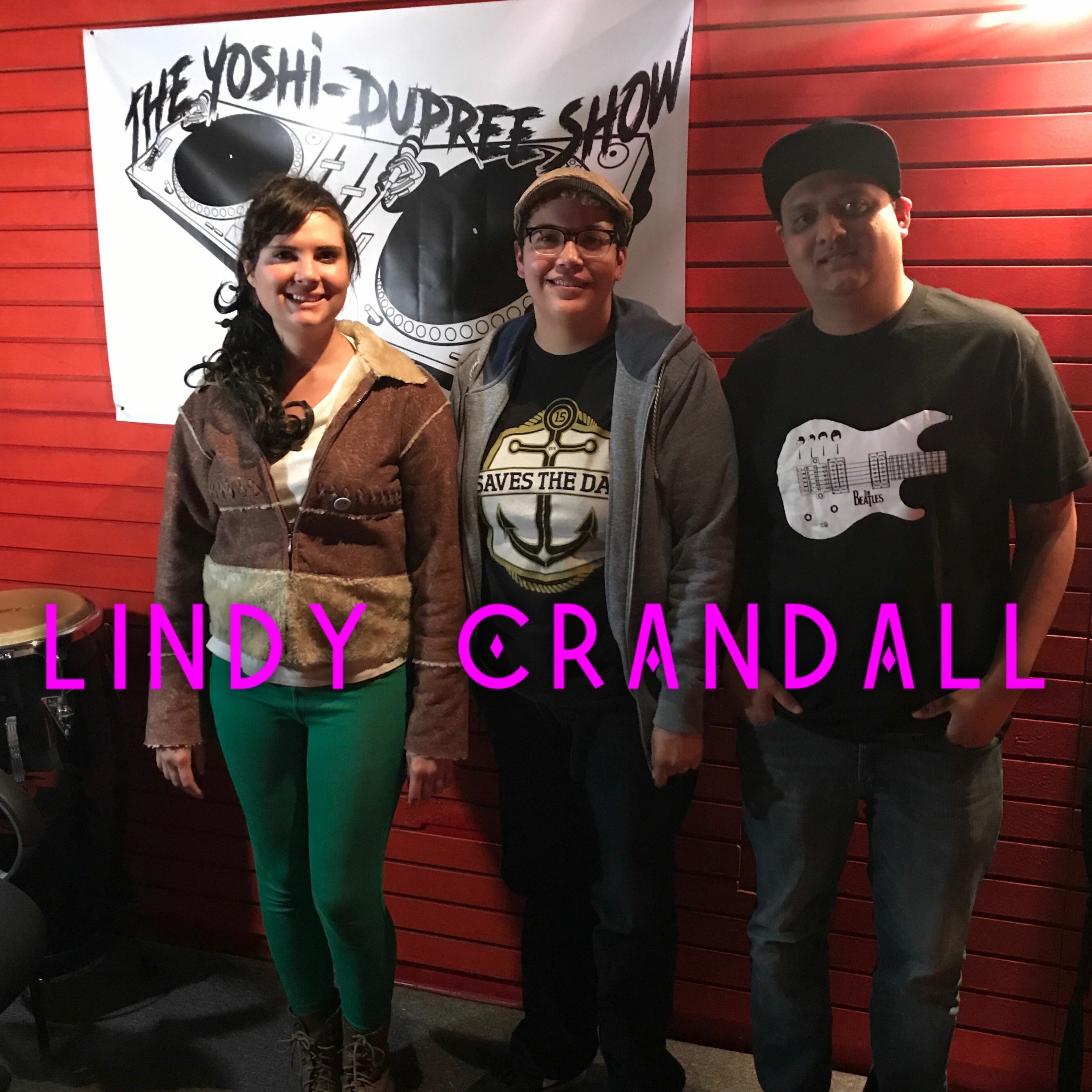 Lindy Crandall with Yoshi and Dupree episode artwork
