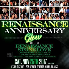RENAISSANCE ANNIVERSARY GLOW MIX CD MIAMI 2017"RATED R"