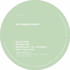 PREMIERE: Achterbahn D'Amour - Don't Talk To Me [Acid Test]