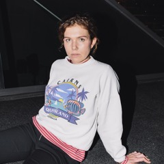 metal palmtrees and glassy coconuts