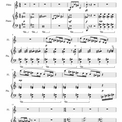 Pièce pour piano et flûte