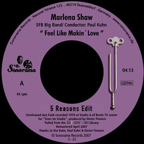 Marlena Shaw - Feel Like Makin' Love (5 Reasons Edit)