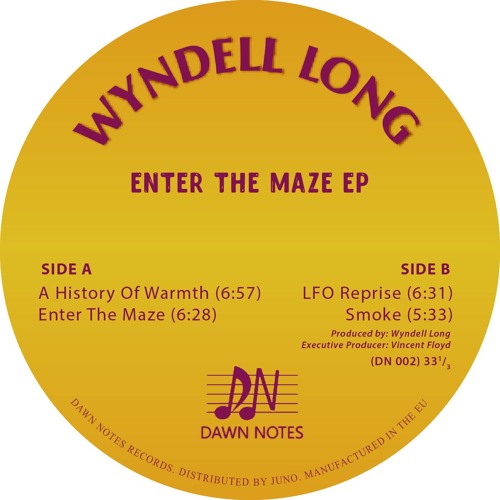 Wyndell Long - Enter The Maze EP