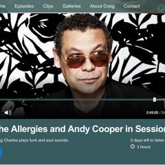 The Allergies and Andy Cooper in session on the Craig Charles Funk & Soul Show (21st october, 2017)