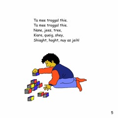 Ta mee troggal thie: A Manx song for young children