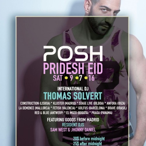 Thomas Solvert Live Session @ POSH (Beirut, Lebanon) 11/07/16