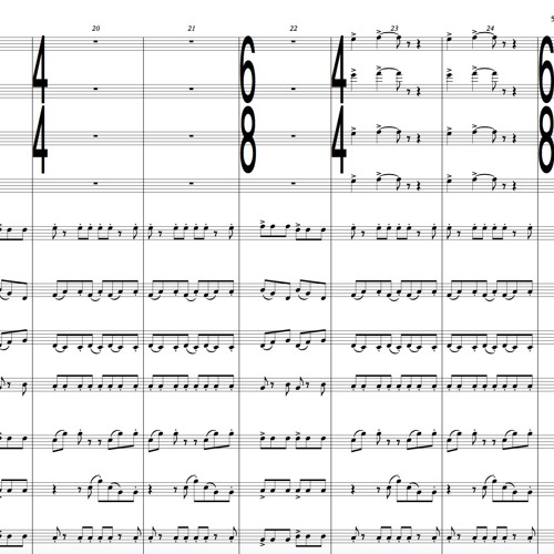 'Faster' for Wind Ensemble (2016, rev. 2017)