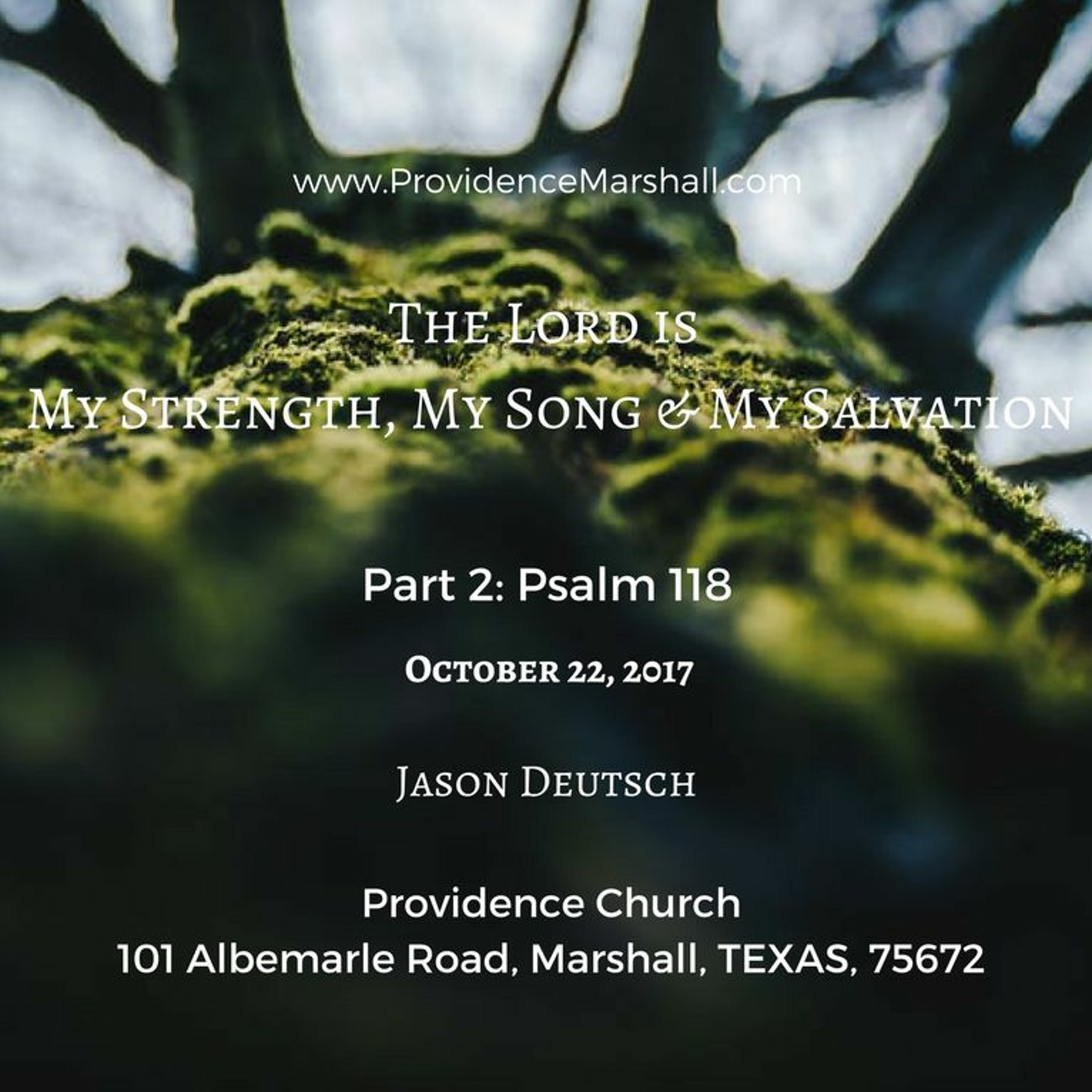 Psalm 118 | Part 2: The Lord Is My Strength, My Song & My Salvation episode artwork