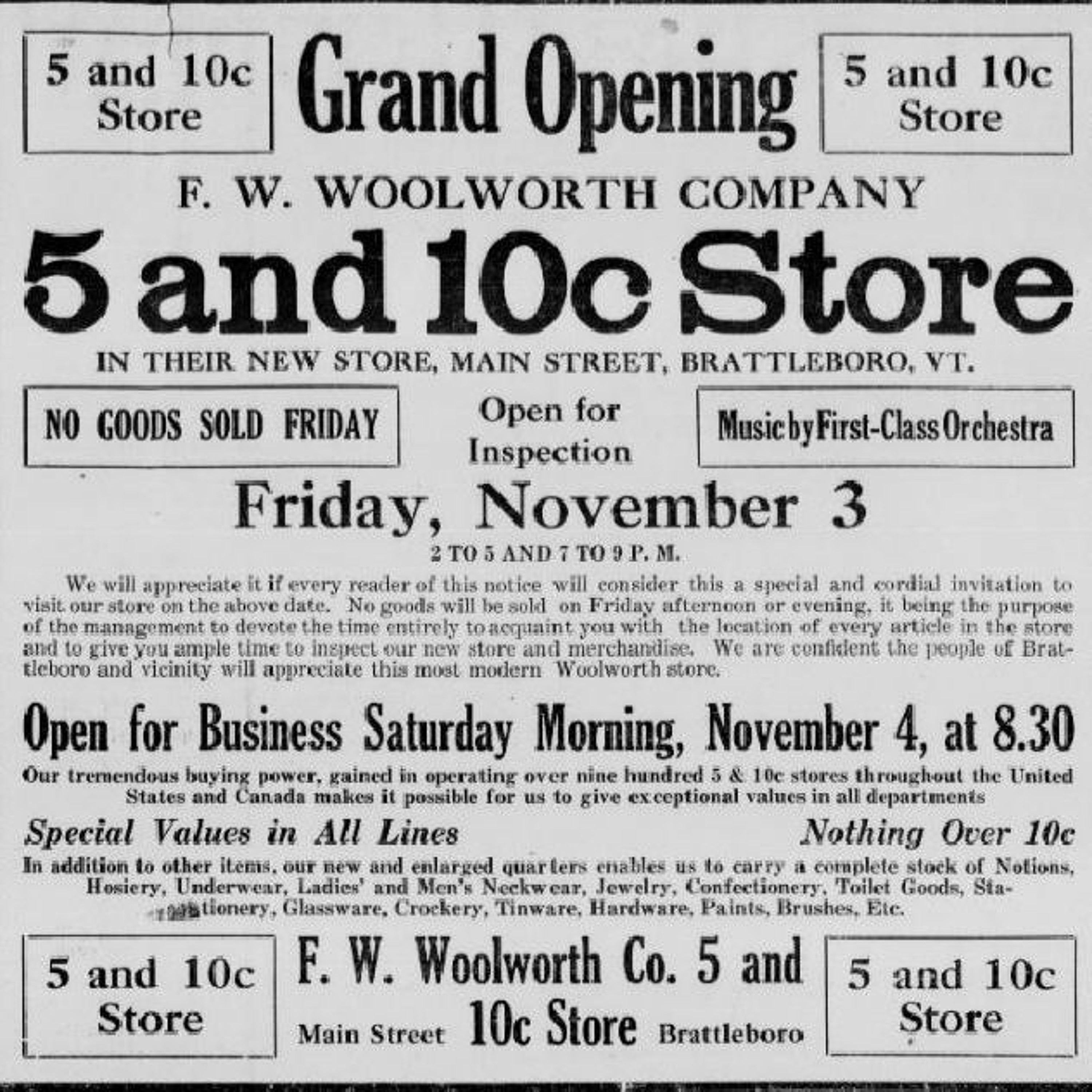 BHS Podcast e125 - Woolworth's five and dime on Main Street episode artwork